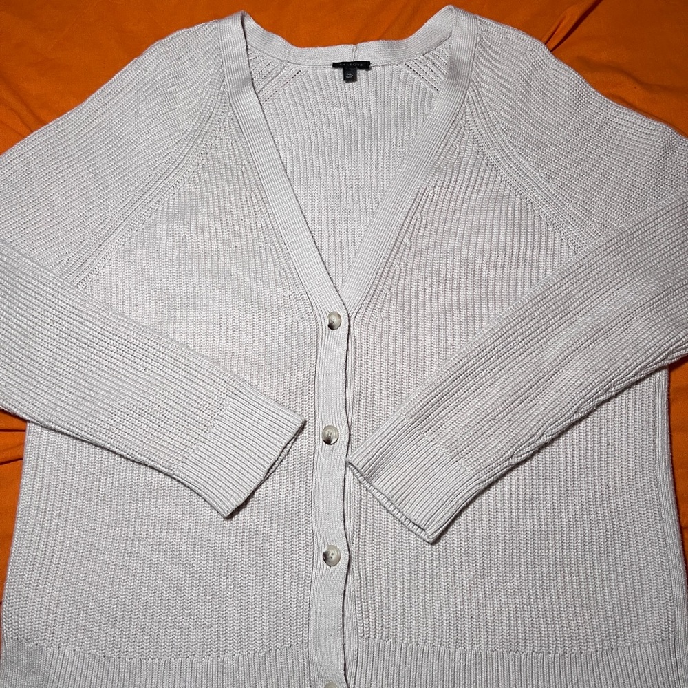 Women’s Talbots Cream Cardigan Buttons Size XL